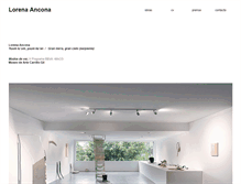 Tablet Screenshot of lorenaancona.com